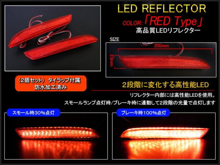 楽天市場 ジェイド Fr4 Fr5 Ledリフレクター レッド クリアバック スモークバック テールランプ ブレーキランプ 反射板 Jade 前期 後期 パーツ カスタム リア ハイブリッド ドレスアップ リアバンパーリフレクター 宅配 Nexus Japan ネクサスジャパン
