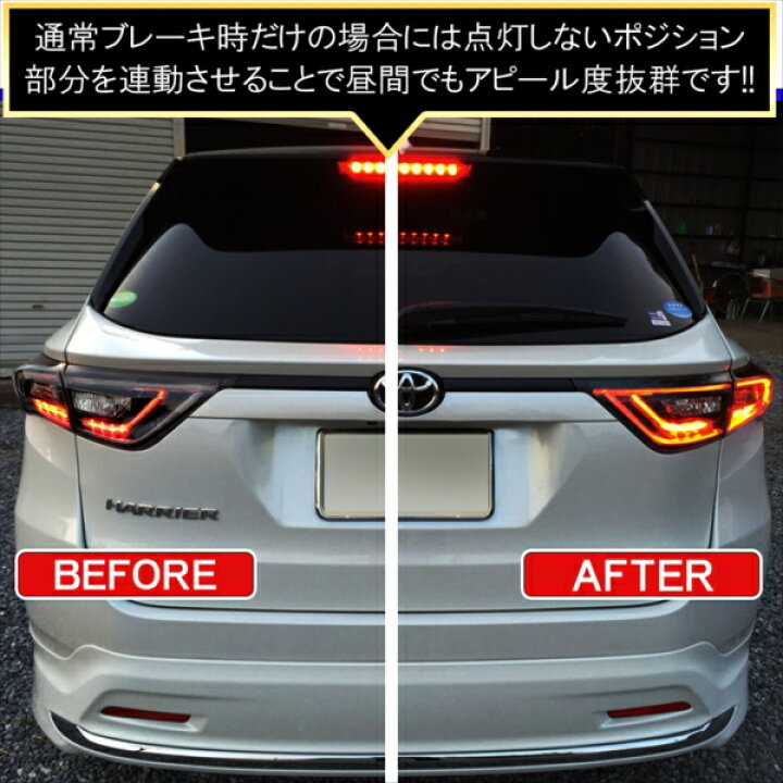楽天市場】ハリアー60系 前期 後期 4灯化キット 全灯化 パーツ  