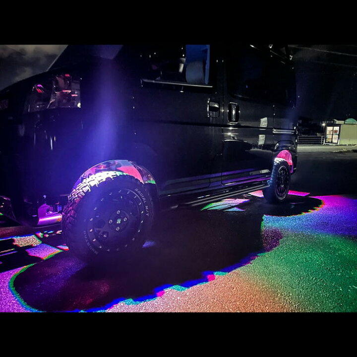 楽天市場】LED アンダーライト アンダーネオン 車 RGB アゲテラス 