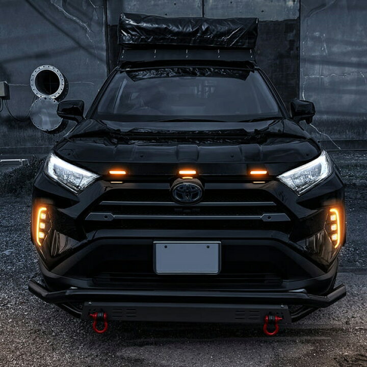 楽天市場】【純正ボディ色】 RAV4 50系 パーツ LEDフロントノーズ 