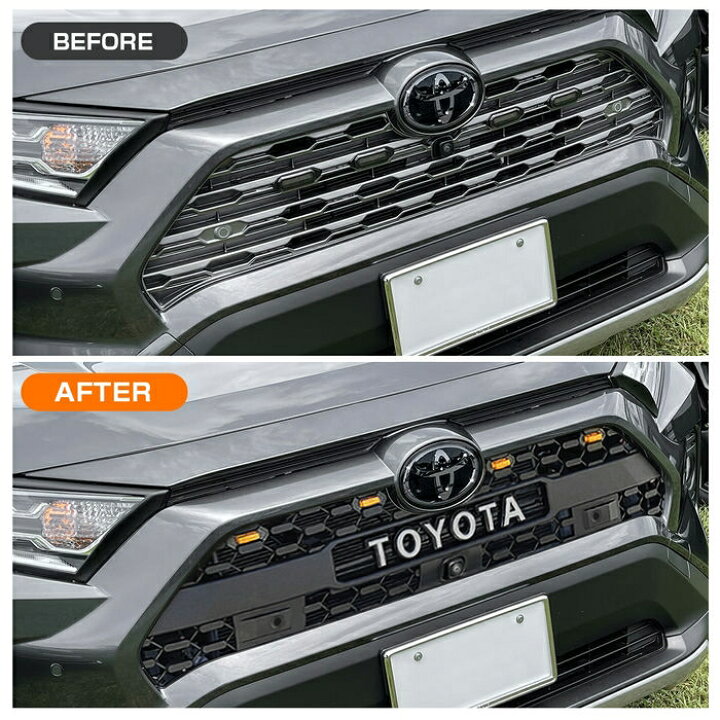楽天市場】RAV4 50系 標準グレード パーツ タコマグリル フロント 