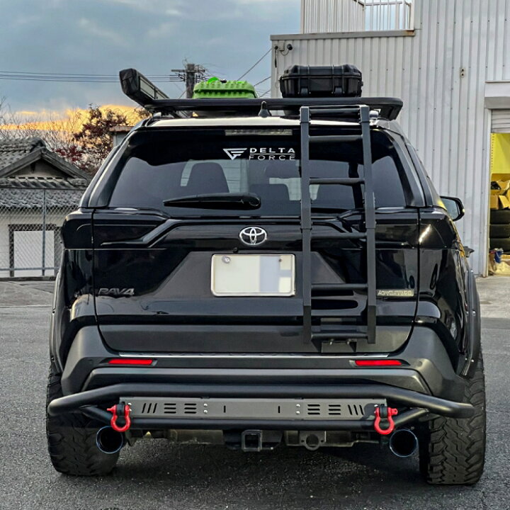 楽天市場】RAV4 50系 リアラダー パーツ ラダー 角パイプ アルミ製 