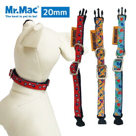 ＼16日9:59マデ★ポイント10倍／OSAMU GOODS（オサムグッズ）カラー＜20mm＞ 首輪【Mr.mac】【ミスターマック】犬 小型犬 散歩 ペット ペットグッズ ペット用 ペット用品 ドッグ ドック