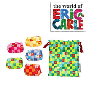 【メール便】【エリック・カール】【はらぺこあおむし 和雑貨シリーズ お手玉巾着セットパッチワーク柄】 CKEC0011 伝統玩具 伝承玩具 保育園 幼稚園 子供 大人 施設 おもちゃ こども キッズ