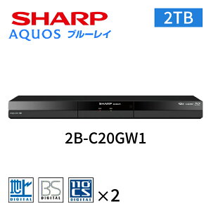 �y8/1�`8/31�G���g���[��P10�{�zSHARP �V���[�v 2B-C20GW1 �u���[���C�f�B�X�N���R�[�_�[ �~�X�^�[�}�b�N�X MrMax