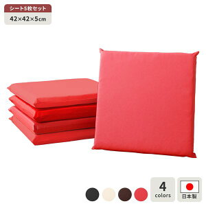 ���z�c ���b�h 5���Z�b�g ���{�� �X�N�G�A �N�b�V���� �t���b�g �V�[�g 42×42 cm PVC ���� ���U�[ �V���v�� ���_�� �f�U�C��