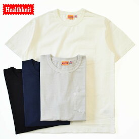 Healthknit MADE IN U.S.A pocket T-shirt 7.1oz ヘルスニット アメリカ製 ポケットTシャツ 99202 メンズ レディース ユニセックス カットソー