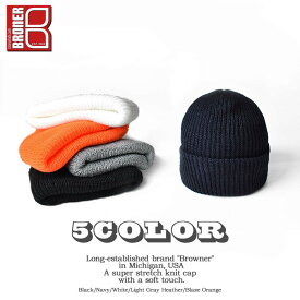 【国内正規品】BRONER Made in U.S.A Acrylic KNIT CAP BR6110 ブローナー アメリカ製 アクリル ニットキャップ ニット帽 ビーニー メンズ レディース ユニセックス