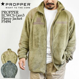 【国内正規品】PROPPER プロパー ECWCS Gen3 Fleece Jacket F5494 エクワックス ジェネレーション3 フリース ジャケット ミリタリー 米軍 プロッパー メンズ