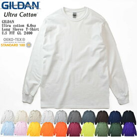 【2XL~3XL】GILDAN ギルダン KING SIZE Ultra cotton 6.0 oz Long Sleeve T-Shirt GL2400 ウルトラコットン 6.0オンス ロングスリーブ Tシャツ 長袖 ロンT メンズ レディース ユニセックス