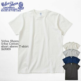 【国内正規品】【made in U.S.A】Velva Sheen ベルバシーン 5.4oz Cotton short sleeve T-shirt 16090919 コットン 半袖 Tシャツ メンズ レディース ユニセックス