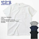 【国内正規品】【made in U.S.A】Velva Sheen 6.5oz ベルバシーン US PIGMENT Cotton pocket short sleeve T-shirt 162000 コットン 14番手 ポケット付 半袖 Tシャツ メンズ レディース ユニセックス