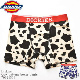 Dickies ディッキーズ DK Cow pattern boxer pants 70021500 カウ 牛 総柄 アニマル ボクサーパンツ ボクサーブリーフ パンツ 下着 メンズ ストリート スケーター