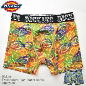 Dickies ディッキーズ DK Transparent Logo boxer pants 80052400 ロゴ トラインスペアレント レトロ 総柄 ボクサーパンツ ボクサーブリーフ メンズ ストリート スケーター