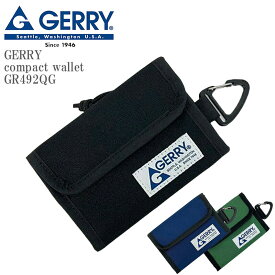 GERRY ジェリー compact wallet GR492QG 3つ折りコンパクト 財布 小物入れ マルチケース アウトドア ストリート メンズ レディース ユニセックス