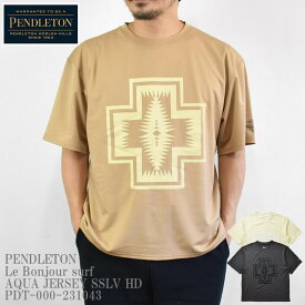 PENDLETON ペンドルトン Le Bonjour surf ボンジュールサーフ AQUA JERSEY SSLV HD PDT-000-231043 アクア ジャージ 半袖 Tシャツ ラッシュガード メンズ レディース ユニセックス