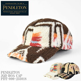 PENDLETON ペンドルトン JQD BOA CAP PDT-000-233018 ジャガード ボア キャップ チーフジョセフ柄 帽子 防寒 メンズ レディース ユニセックス