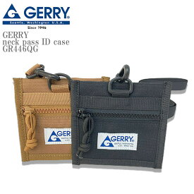 GERRY ジェリー neck pass ID case GR446QG IDケース パスケース 社員証 電子マネー ロゴ アウトドア ストリート メンズ レディース ユニセックス