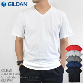 GILDAN ギルダン 4.5oz ring span V-neck short sleeve T-shirt GL64V00 4.5オンス リングスパン ショートスリーブ Vネック Tシャツ 半袖 メンズ レディース ユニセックス