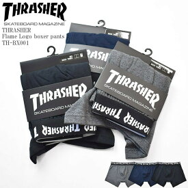 THRASHER スラッシャー plain boxer pants TH-BX001 ボクサーパンツ パンツ ロゴ 無地 レッド ブラック ネイビー チャコール スケーター ストリート メンズ レディース ユニセックス プレゼント