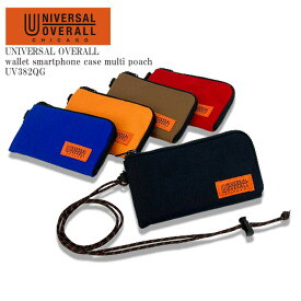 UNIVERSAL OVERALL ユニバーサル オーバーオール wallet smartphone case multi poach UV382QG 財布 コインケース スマホケース マルチポーチ アメカジ ストリート メンズ レディース ユニセックス ブラック ベージュ レッド ブルー オレンジ