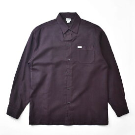 CalTop キャルトップ SOLID LONG SLEEVE SHIRT made in U.S.A 2000LS 無地 ソリッド アクリル 長袖 シャツ オーバーシルエット メンズ レディース ユニセックス