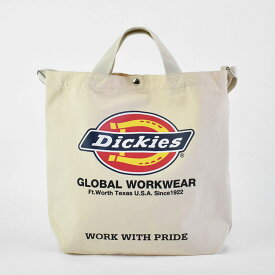 DICKIES ディッキーズ DK LOGO TC CANVAS 2WAY SHOULDER BAG 16826400 キャンバス 2ウェイ ショルダーバッグ トート コットン カバン 鞄 メンズ レディース ユニセックス