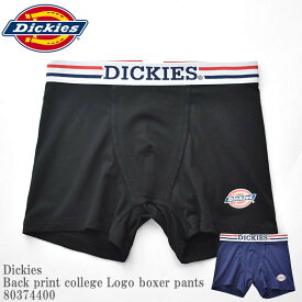 Dickies ディッキーズ DK Back print college Logo boxer pants 80374400 カレッジロゴ バックプリント フラワー 花柄 スタンダード ボクサーパンツ ボクサーブリーフ パンツ 下着 メンズ ストリート スケーター