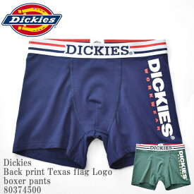 Dickies ディッキーズ DK Back print Texas flag Logo boxer pants 80374500 テキサスフラッグ ローンスター バックプリント スタンダード ボクサーパンツ ボクサーブリーフ パンツ 下着 メンズ ストリート スケーター