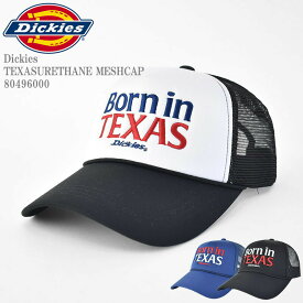 Dickies ディッキーズDK EX TEXASURETHANE MESHCAP 80496000 テキサス ウレタン メッシュ キャップ アメカジ スケーター ストリート メンズ レディース ユニセックス ホワイト ネイビー ブラック