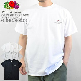 FRUIT OF THE LOOM フルーツ オブ ザ ルーム FTL Print T-Shirt 28 80460200 /80460300 プリントTシャツ シンプル メンズ レディース ユニセックスプリントTシャツ シンプル メンズ レディース ユニセックス