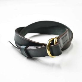 HERALDIC BELTS ヘラルディックベルト 3/4inch double ring leather belt made in England 1.8cm ダブルリング レザー ベルト メンズ レディース ユニセックス