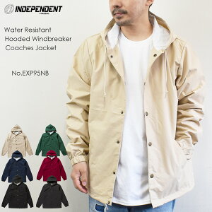 yS`XLzINDEPENDENT CfByfg Water Resistant Hooded Windbreaker Coaches Jacket EXP95NB R[eBOiC100% Eh@\ t[ht R[`WPbg jZbNX