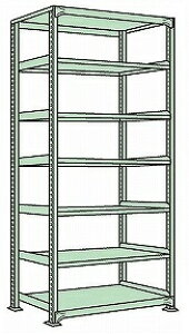 【送料都度見積 】ラークラック(150kg/段・単体・高さ2400mm・7段) RLW-3147 183938 ※法人向け 個人宅配送不可