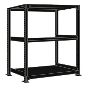 【送料都度見積 】ラークラック(150kg/段・単体・高さ1200mm・3段) RLK-8343 197820 ※法人向け 個人宅配送不可