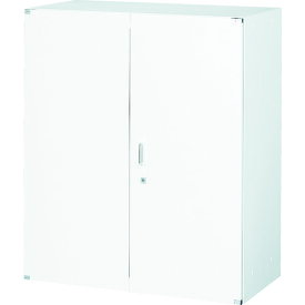 TRUSCO　ユニット型壁面書庫　両開き　上置き・下置き両用　H1050　ホワイト UHW-11