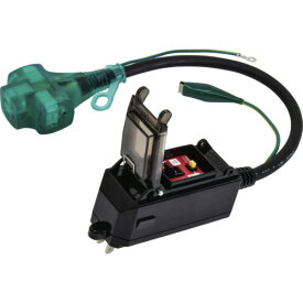 NICHIDO プラグインポッキンブレーカ 超高感度（漏電6mA） 過負荷漏電保護兼用 0．42m PIPBH-EKT-S 5026