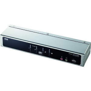 SANWA�@�f���A�������NDVI�Ή��p�\�R�������ؑ֊�i4�F1�j SW-KVM4HDCN
