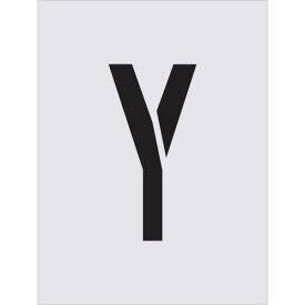 IM　ステンシル　Y　文字サイズ250×125mm AST-77