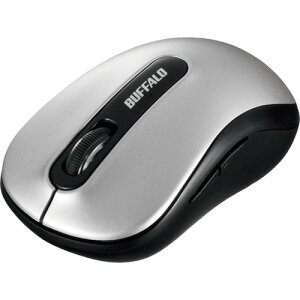 BUFFALO�@�����@5�{�^���@BlueLED�}�E�X�@�V���o�[ BSMBW310SV