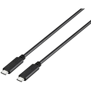 BUFFALO�@USB3�D1�@Gen2�P�[�u���iType�|C�@to�@Type�|C�j�@USB�@Power�@Delivery�i3A�j�Ή��@1�D0m�@�u���b�N BSUCC312P3A10BK