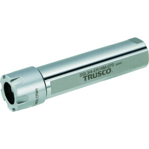 TRUSCO�@�y���ؔp�ԁzNC���՗p�X�g���[�g�V�����N�R���b�g�z���_�@�t���b�g�t��ERM�R���b�g�z���_SSL�^�i�C���`�j�@�V�����N�a1�@�S��129�@ER20�p SSL1-ER20M-105