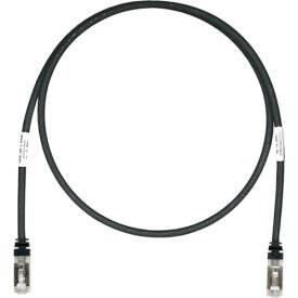 PANDUIT　CAT6A／CAT6　シールドパッチコード　8m　黒　STP6X8MBL STP6X8MBL