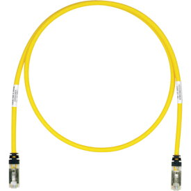 PANDUIT　CAT6A／CAT6　シールドパッチコード　8m　黄　STP6X8MYL STP6X8MYL