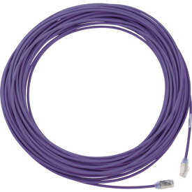 PANDUIT　カテゴリ6A細径シールドパッチコード　20m　紫 STP28X20MVL