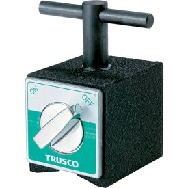 TRUSCO　αマグネットホルダ　ハンドル付　吸着力800N TMH80AH