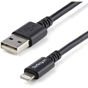 StarTech�@Lightning�P�[�u���^USB�|A�^3m�^480Mbps�^Apple�@MFi�F�؁^�u���b�N�^iPhone���C�g�j���O USBLT3MB