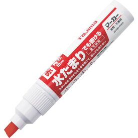 タジマ　全天候マーカー赤＜太字・角芯＞ ZENM-FRED
