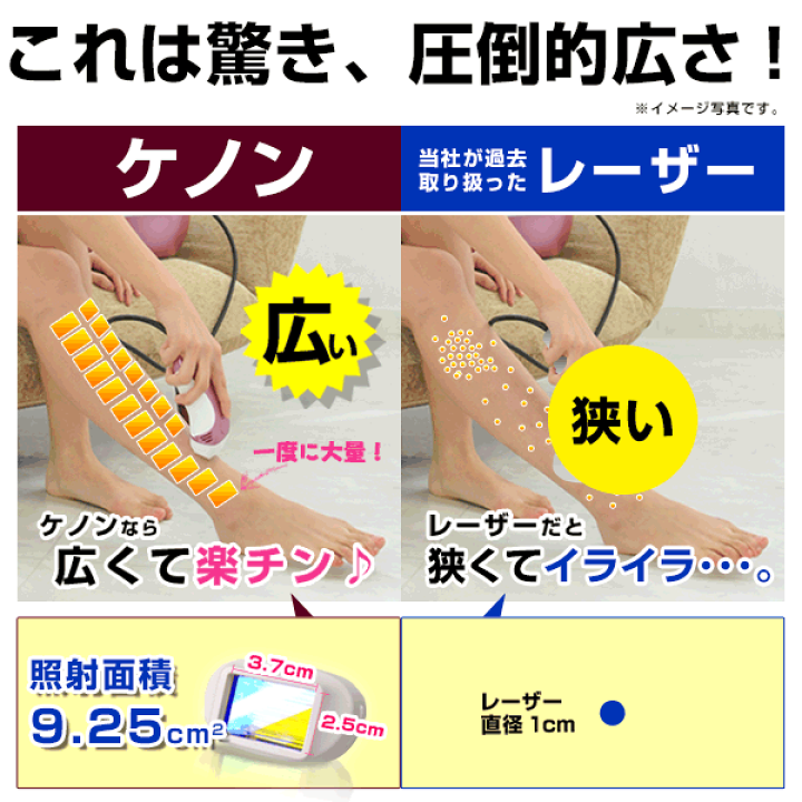 ケノン 家庭用脱毛器-