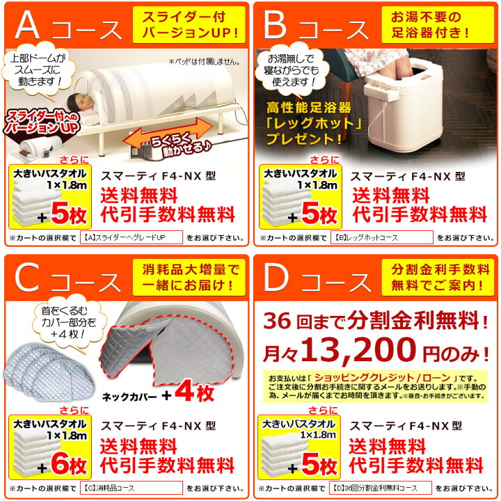 楽天市場】スマーティ 正規販売店 家庭用サウナ フジカ スマーティF4 